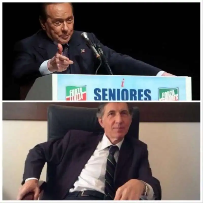 SILVIO BERLUSCONI ED ENRICO PIANETTA