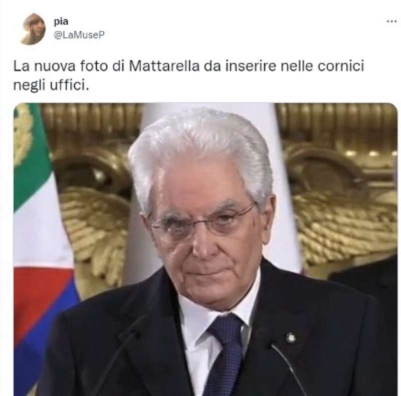 tweet sul mattarella bis 7