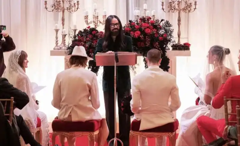 alessandro michele celebra il matrimonio dei maneskin