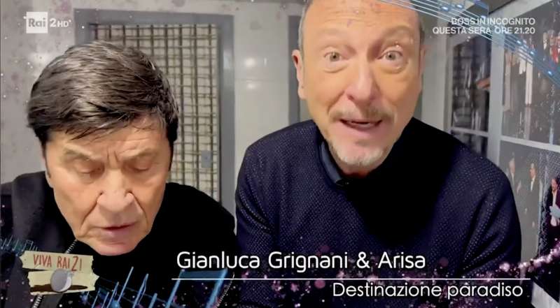 amadeus e morandi annunciano i duetti di sanremo 2023 2