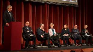 antonio tajani enrico letta romano prodi ursula von der leyen lucia annunziata paolo rumiz caludio sardo foto di bacco