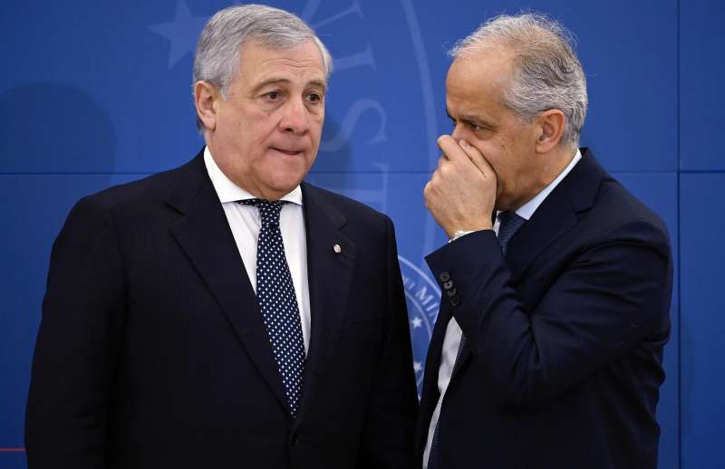 antonio tajani matteo piantedosi