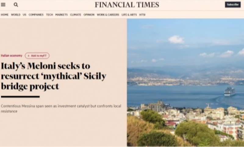 articolo financial times su messina