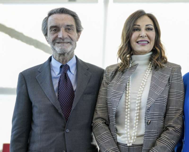 ATTILIO FONTANA E DANIELA SANTANCHE