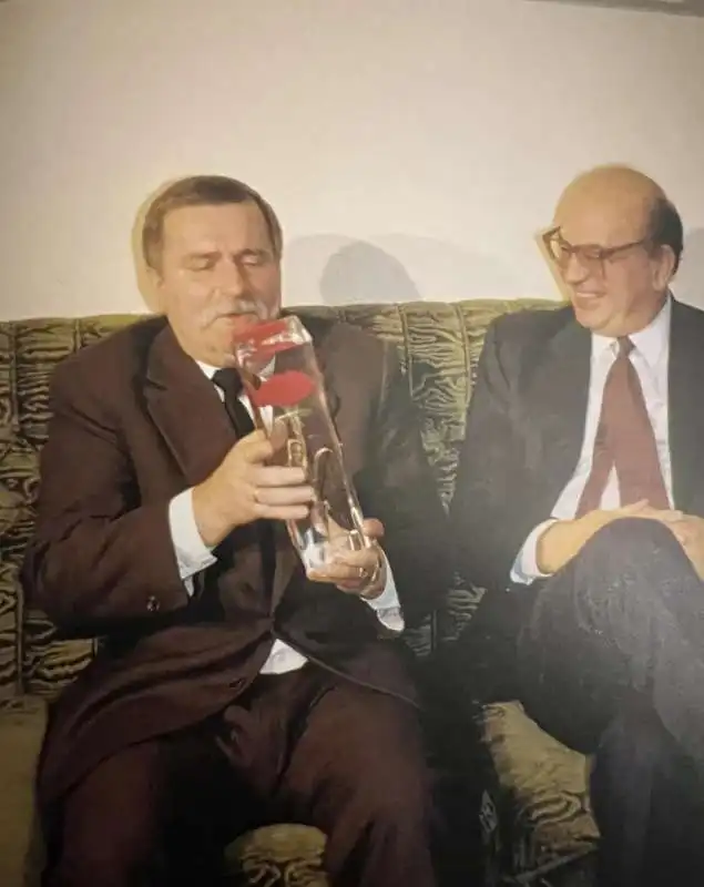 bettino craxi e lech walesa