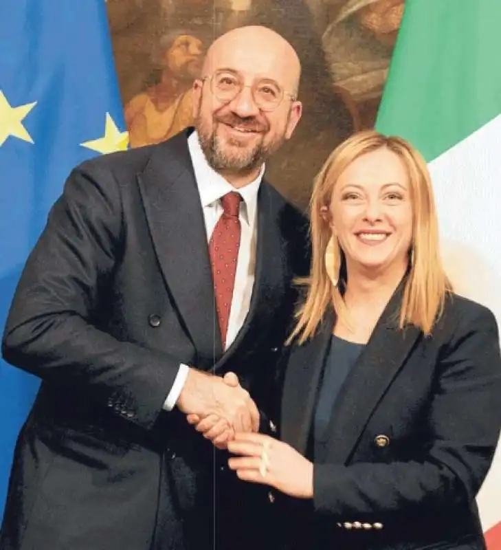 CHARLES MICHEL E GIORGIA MELONI