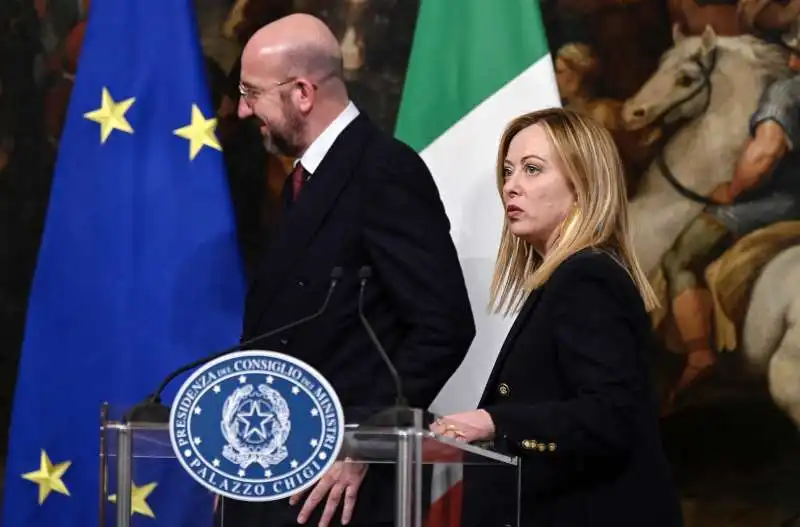 charles michel giorgia meloni  2