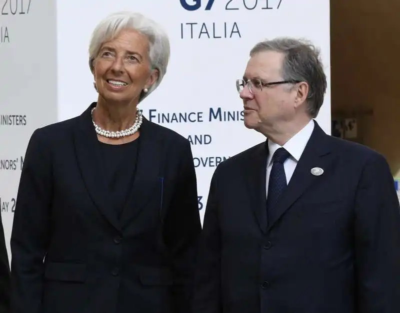 CHRISTINE LAGARDE IGNAZIO VISCO 