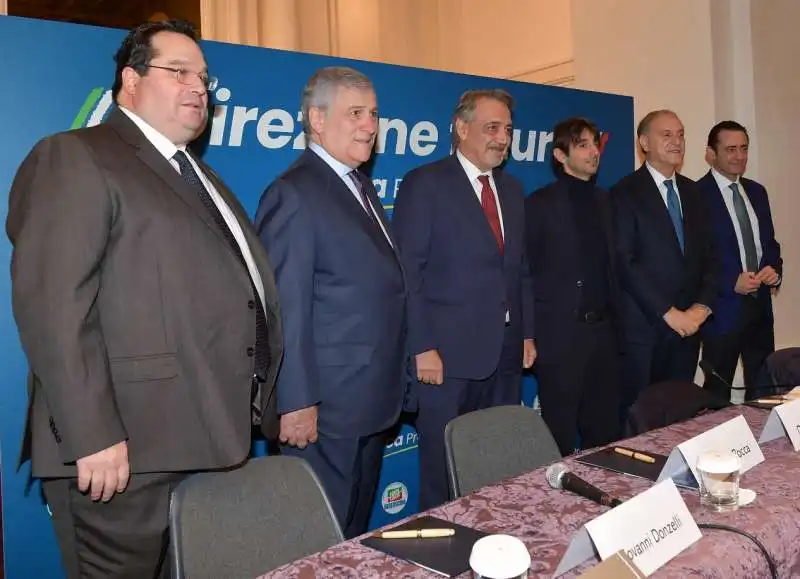 claudio durigon antonio tajani francesco rocca giovanni donzelli lorenzo cesa paolo trancassini  foto di bacco