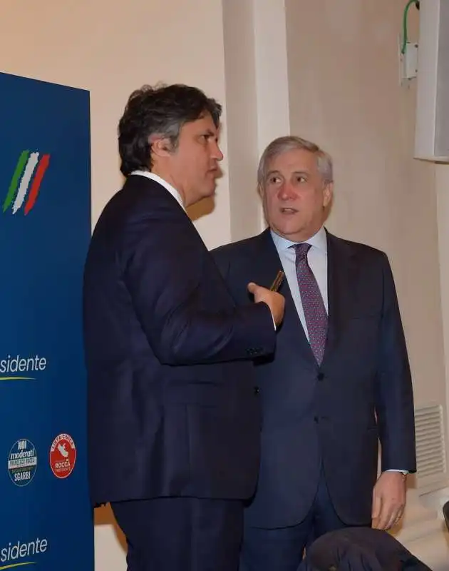 davide desario  antonio tajani  foto di bacco