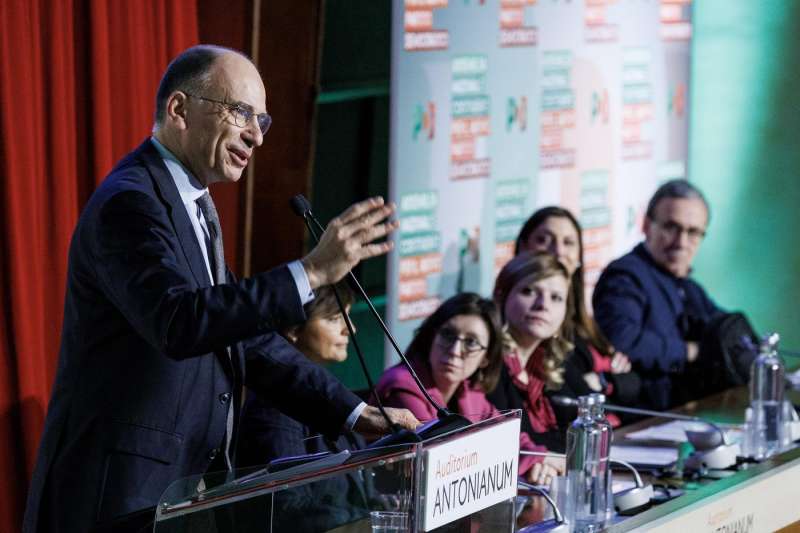 enrico letta assemblea nazionale del pd