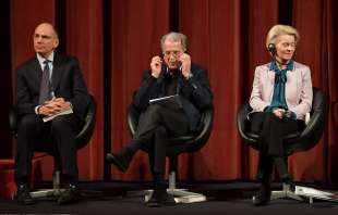 enrico letta romano prodi ursula von der leyen foto di bacco