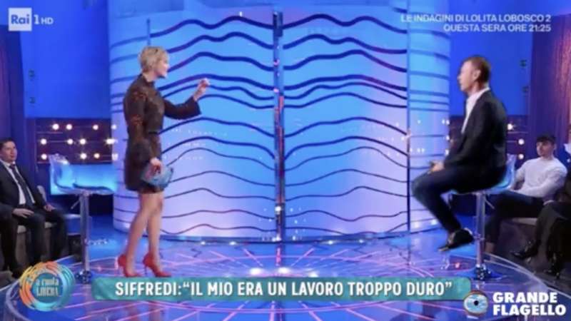 francesca fialdini finta intervista a rocco siffredi 1