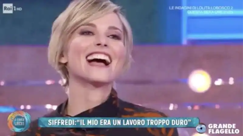 francesca fialdini    finta intervista a rocco siffredi   