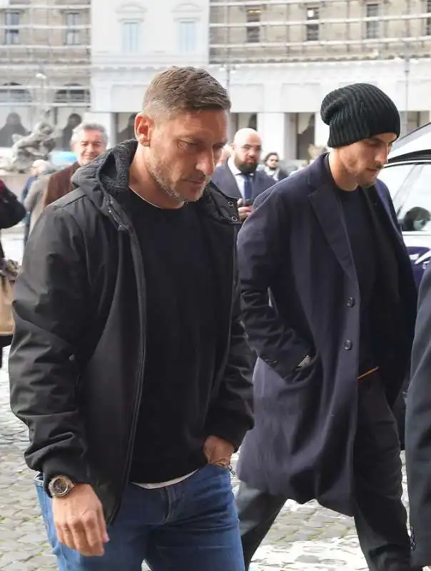 francesco totti  lorenzo pellegrini  foto di bacco (2)