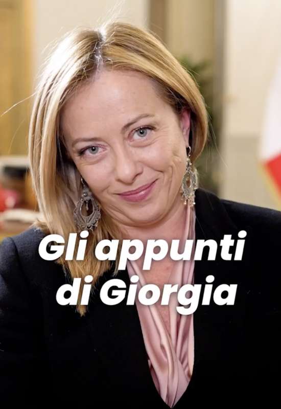 giorgia meloni gli appunti di giorgia 8