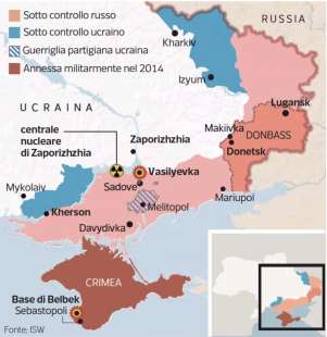 GUERRA IN UCRAINA - LA SITUAZIONE SUL CAMPO AL 5 GENNAIO 2023