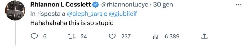 IL COMMENTO DI Rhiannon L Cosslett