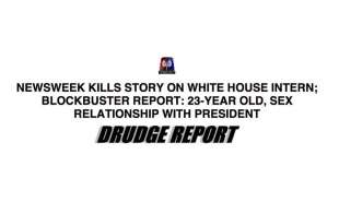 IL FLASH DI DRUDGE REPORT SULLO SCANDALO LEWINSKY