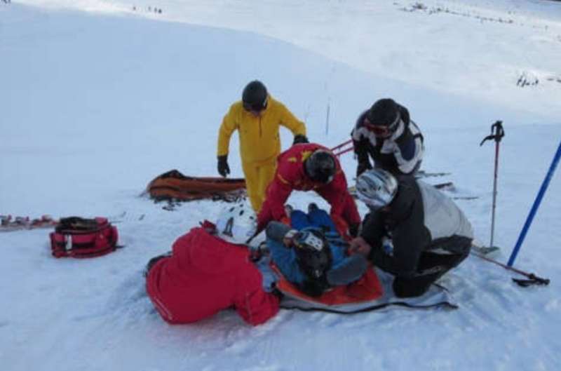 incidente piste da sci 4