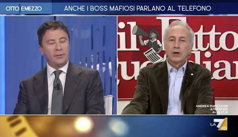 italo bocchino   marco travaglio   otto e mezzo