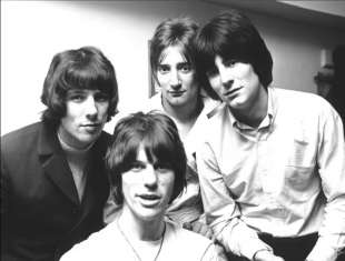 Jeff Beck con Aynsley Dunbar Rod Stewart e Ronnie Wood nel 1967