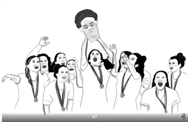 khamenei nelle vignette di charlie hebdo     23