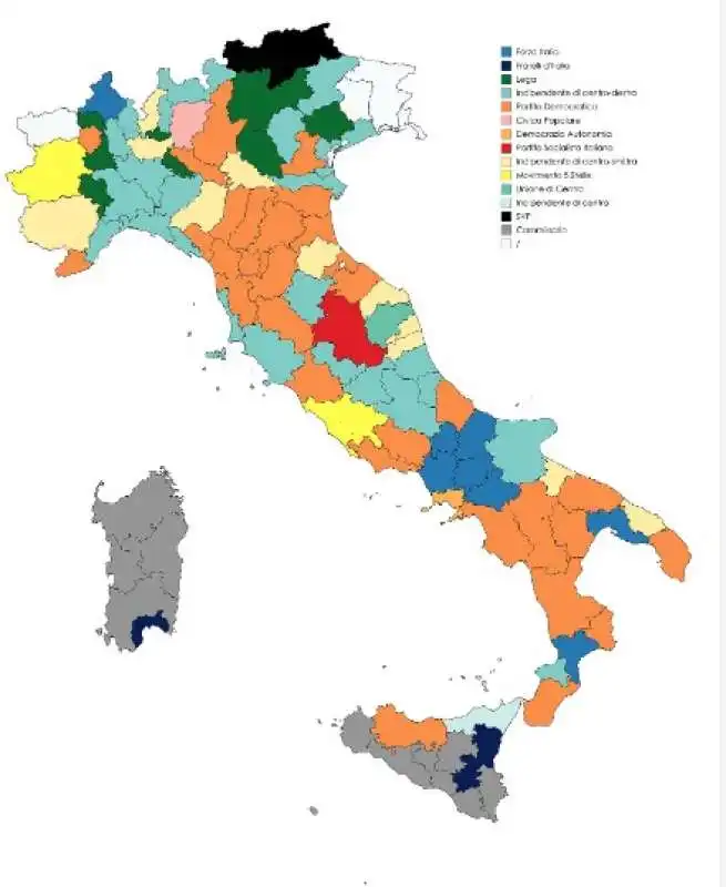 LE PROVINCE ITALIANE