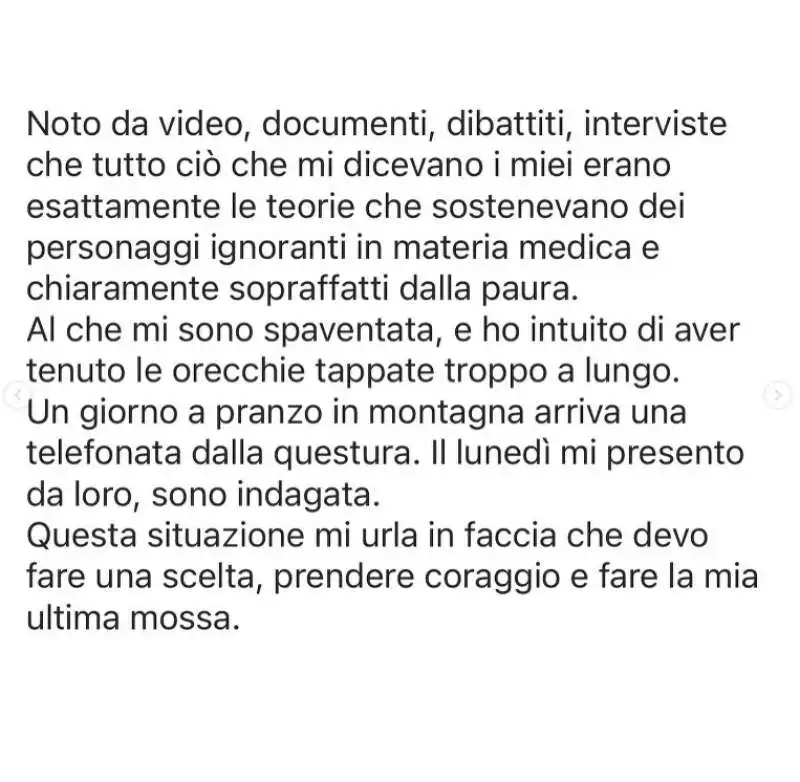 MADAME E LA SPIEGAZIONE SULLA MANCATA VACCINAZIONE 4 DI 4