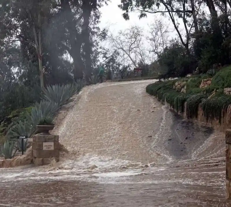 maltempo ed evacuazione a montecito 1