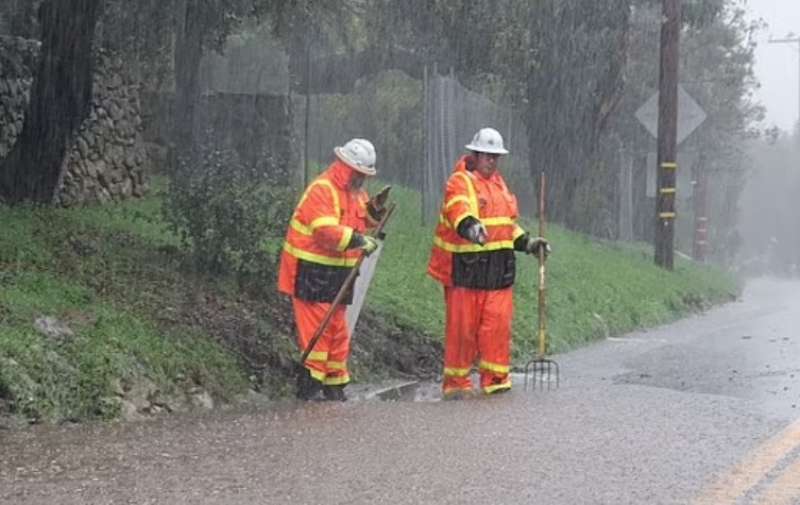 maltempo ed evacuazione a montecito 2