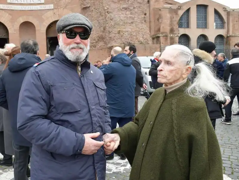 marco pietrangeli con la mamma susanna artero pietrangeli  foto di bacco