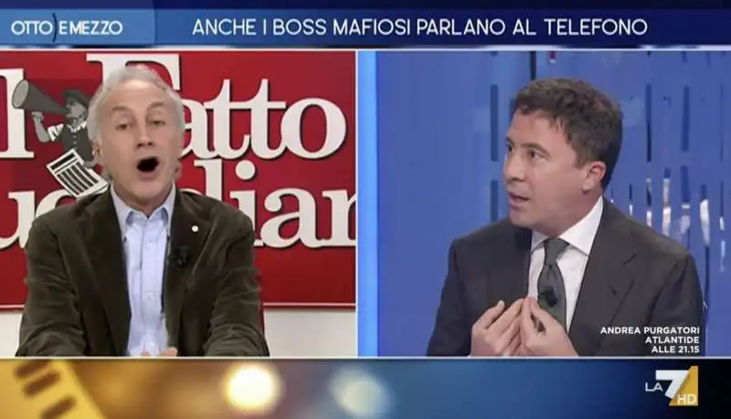 marco travaglio   italo bocchino    otto e mezzo 2