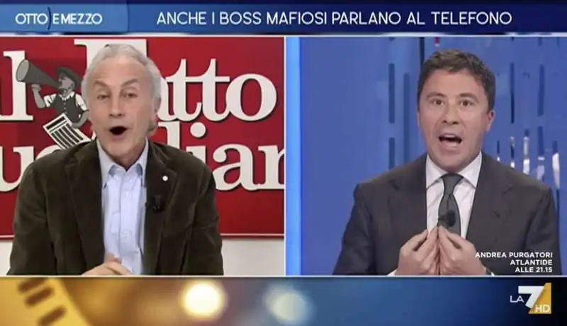 marco travaglio   italo bocchino    otto e mezzo 3