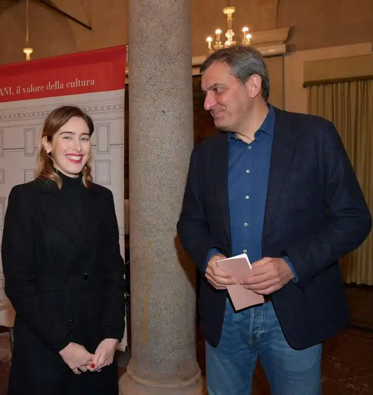 maria elena boschi  mario calabresi  foto di bacco (1)