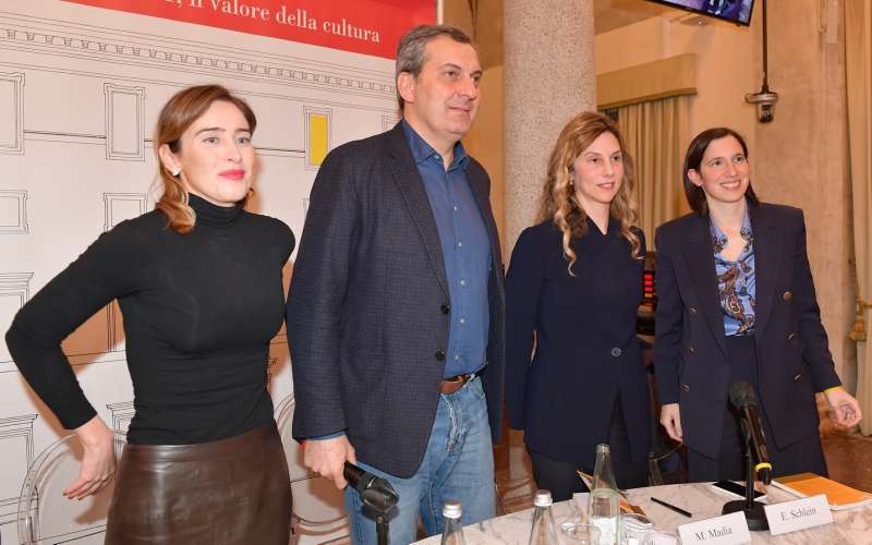 maria elena boschi mario calabresi marianna madia elly schlein foto di bacco