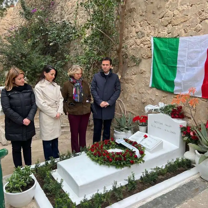 maria tripodi licia ronzulli alessandro cattaneo e stefania craxi ricordano bettino craxi