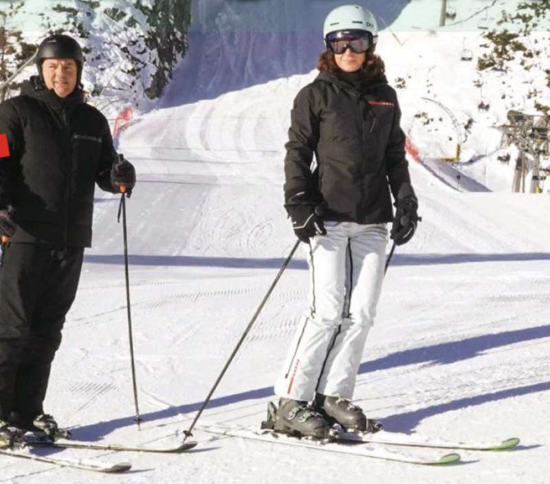 matteo renzi con la moglie agnese a cortina foto chi