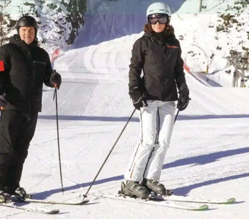 matteo renzi con la moglie agnese a cortina     foto chi 