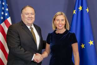 MIKE POMPEO FEDERICA MOGHERINI