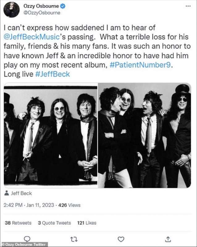 ozzy osbourne twitt