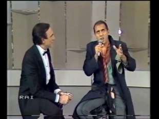 pippo baudo adriano celentano a fantastico 1987