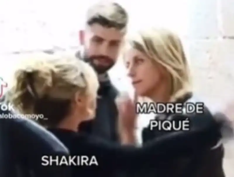 piquè la madre e shakira