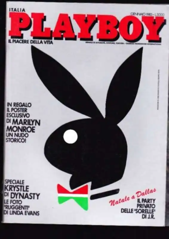 playboy italia gennaio 1983 cover