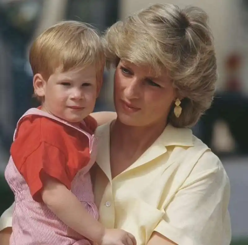 principe harry e lady diana