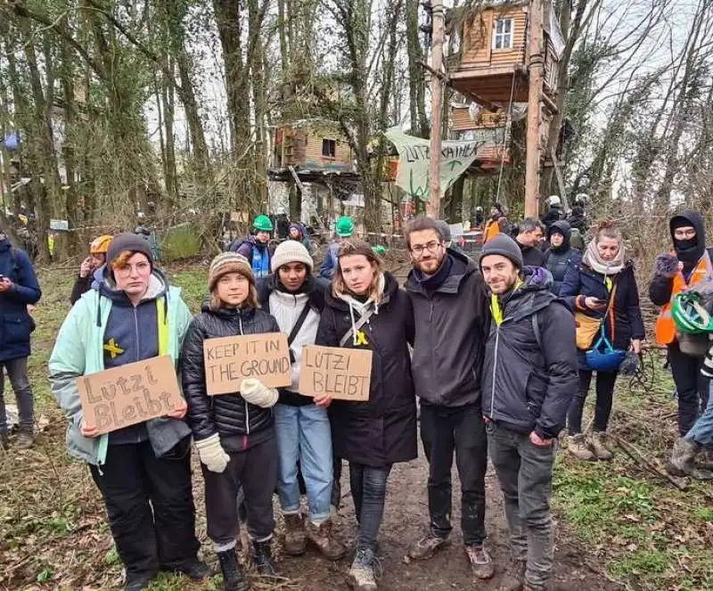 greta thunberg lutzerath