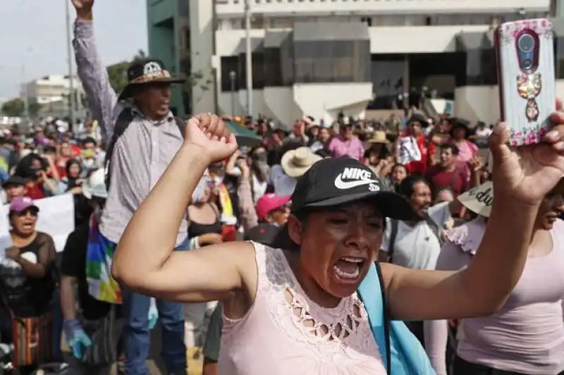 proteste in peru   1