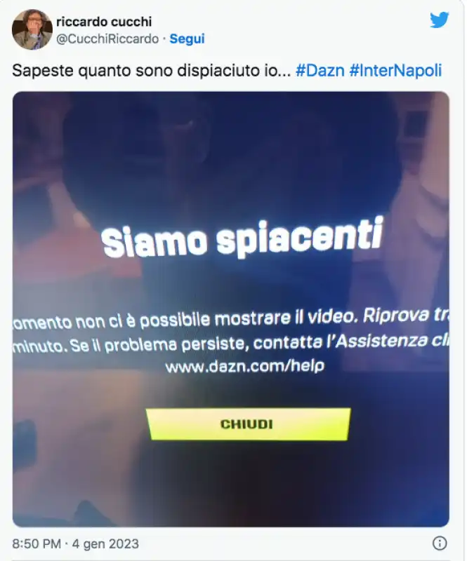 riccardo cucchi dazn