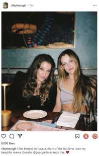 riley keough e lisa marie presley ultima foto insieme