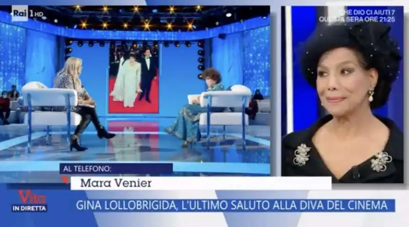 rissa mara venier marisela federici a la vita in diretta  